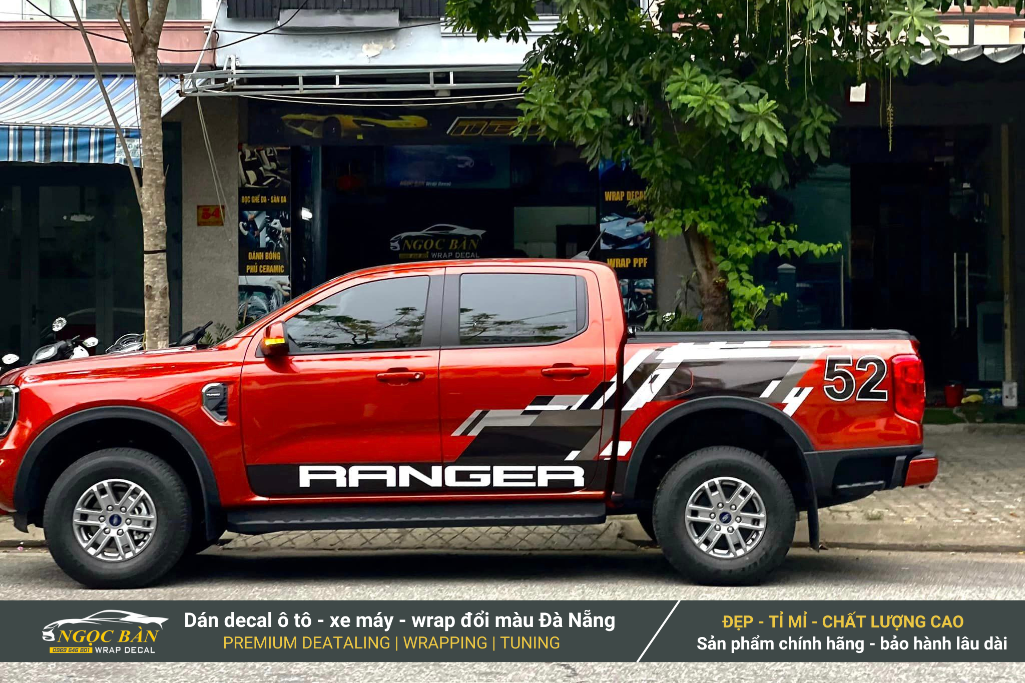 Dán Decal Ô Tô Xe Máy Wrap đổi Màu Đà Nẵng