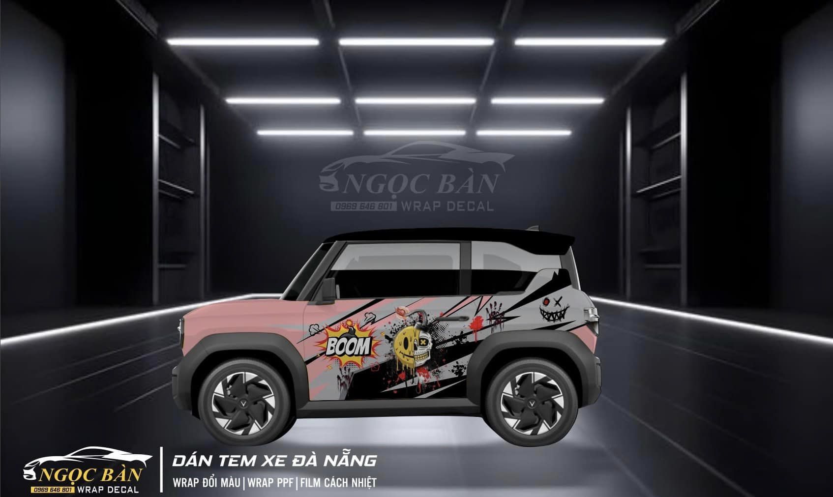 Mẫu Tem Xe Vinfast Vf3 Mạnh Mẽ, Cute 2024 3