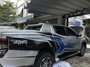 Triton lên tem sườn tăng thêm tính thể thao