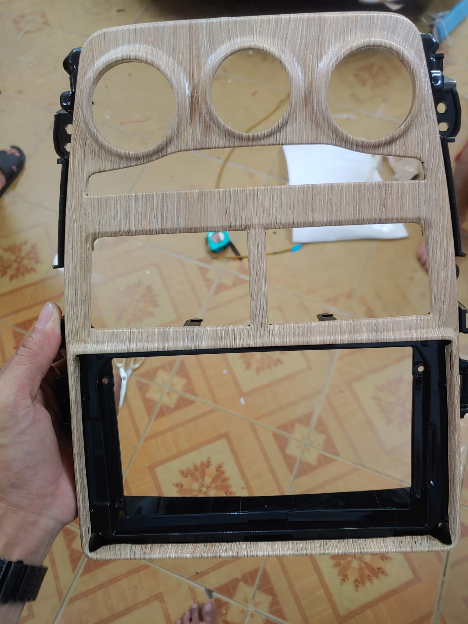 Vios Dán Nội Thất Decal Vân Gỗ Và Cacbon Cực Xịn Và Sang Chảnh 4