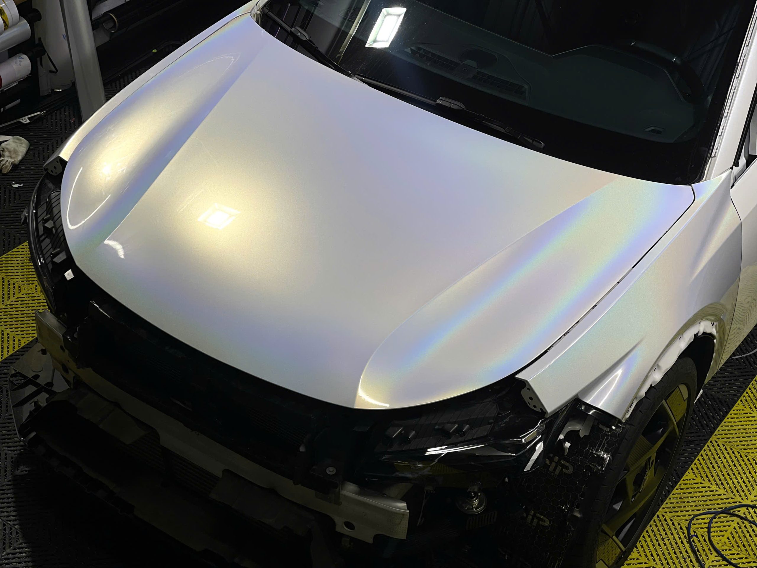 PEUGOET 408 thay đổi màu trắng sơn zin